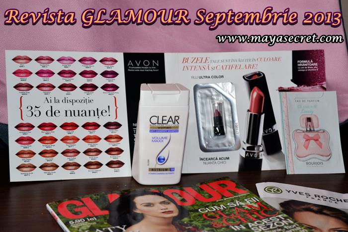 revista glamour cadou septembrie
